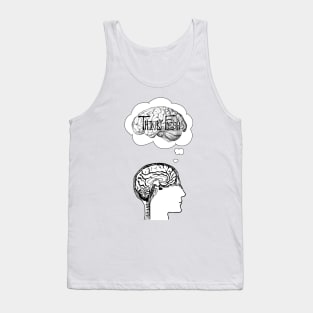 Thinky Flesh Bran Bran Tank Top